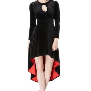 Jawbreaker Immortal Velvet Keyhole Dress M goth vampire